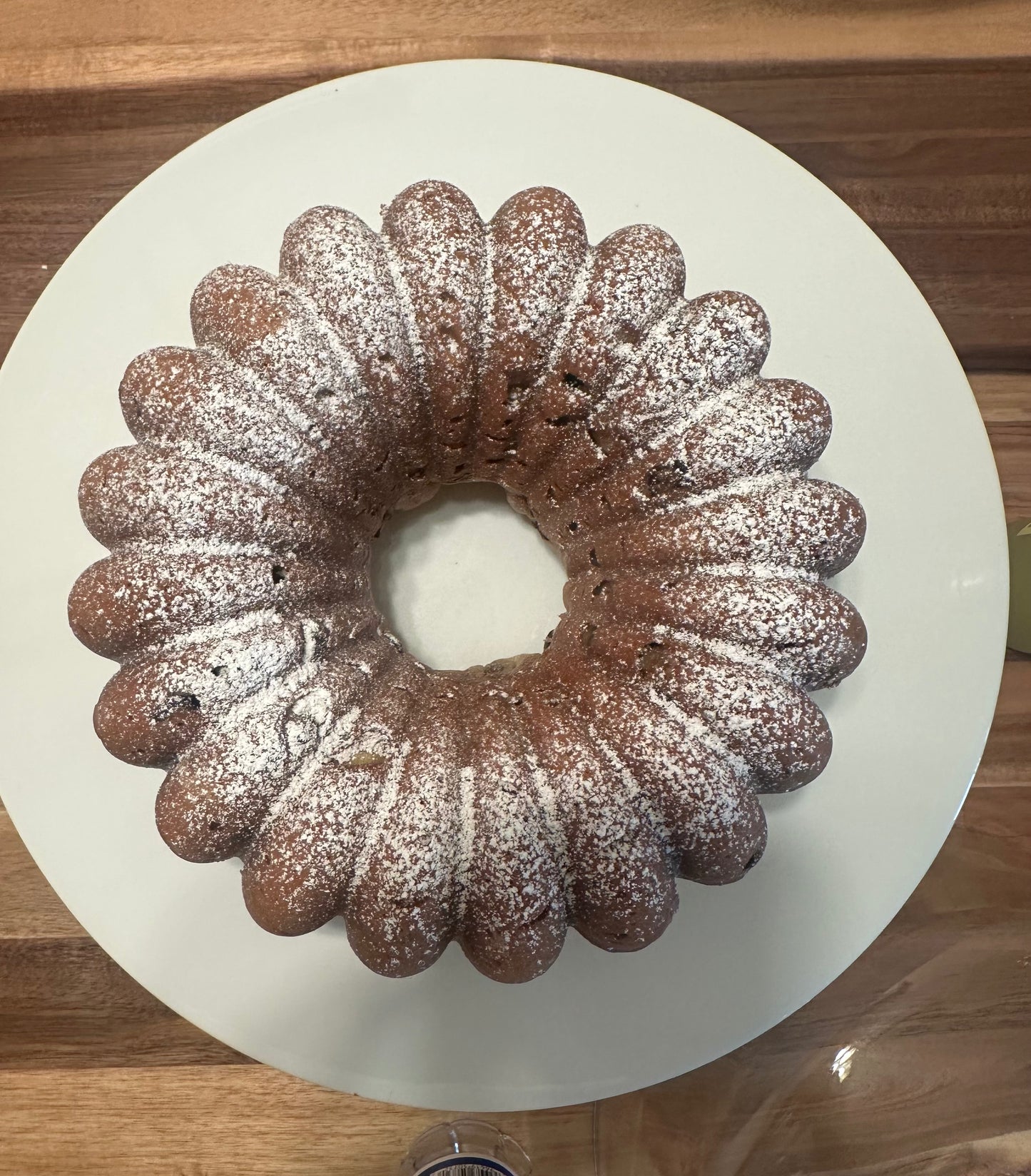 Sour Cream Bundt Cake with Chocolate Chips