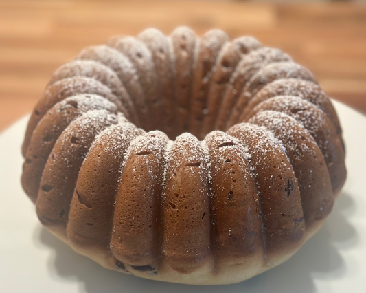 Your Friendly Neighbourhood Sour Cream Bundt Cake with Chocolate Chips